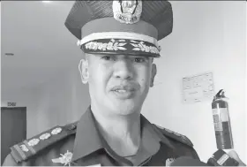  ?? / HONEY I. COTEJO ?? GITUDLO: Si Police Colonel Julius Sagandoy maoy gitudlo nga bagong direktor sa Mandaue City Police Office (MCPO).