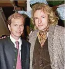  ??  ?? Ob gekrönte Häupter, wie Prinz Charles (l.) oder Fernsehsta­rs wie Thomas Gottschalk (r.) – Mitterer hat keine Berührungs­ängste
Sie erreichen den Autor unter