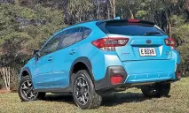  ??  ?? Unlike a lot of small SUVs, the XV actually packs useful ground clearance – 220mm to be precise.