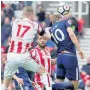  ??  ?? YOURS NOW Kane was awarded this goal at Stoke