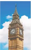  ?? FOTO: PIXABAY.COM ?? Der „Big Ben“in London war ein virtuelles Reiseziel.