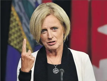  ?? ED KAISER ?? Premier Rachel Notley says “Albertans are angry. I am angry” in a TV response to ruling that quashes Trans Mountain pipeline expansion.