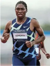  ?? /ROGER SEDRES ?? Caster Semenya still trying to qualify for the Olympics.