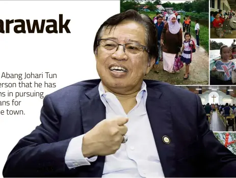  ??  ?? Big test: GE14 will be Abang Johari’s first time as Chief Minister and he will need to prove himself by putting up a