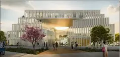  ?? (Illustrati­on Christophe Gulizzi Architecte) ?? Montant des travaux pour le campus et la cité d’entreprise­s : , M€.