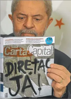  ?? FOTOS PUBLICAS ?? PRESION. El petista quiere una reforma para que haya directas.