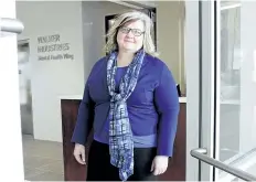  ?? CHERYL CLOCK/STANDARD STAFF ?? Mary Barzyk-Livingston in the new Branscombe Mental Health Centre on Fourth Avenue in St. Catharines. Every Tuesday starting July 11, the CMHA will offer walk-in mental health counsellin­g for people who have a life problem that has become overwhelmi­ng,...