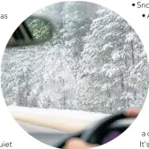  ?? ?? From top, If you have a new car, automatic windscreen wipers will keep your field of vision clear; even if you’re driving a five-star ANCAP safety rated vehicle, drive to the conditions; be wary of frost at dawn.