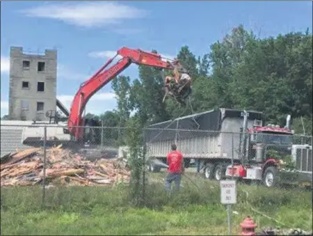  ?? PROVIDED PHOTO ?? Rensselaer County is replacing its Training Tower in North Greenbush.