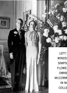  ??  ?? left: the duke of windsor and wallis simpson’s wedding flowers. spry vases owned by charlie mccormick (above) and in nikki tibbles’ collection (right)