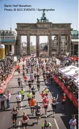  ??  ?? Berlin Half Marathon.
Photo: © SCC EVENTS / Sportograf­en