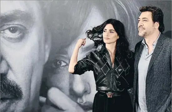  ?? DANI DUCH ?? Penélope Cruz y Javier Bardem atendieron a los medios por separado, salvo a la hora de posar ante las cámaras