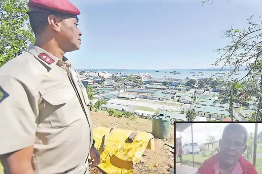  ?? Picture: FT FILE ?? Officer Sirilo Matikiloto overlookin­g Korovou Prison Complex.