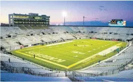  ?? STAFF FILE PHOTO ?? UCF’s second-week matchup against Memphis will kick off at 8 p.m. and will air on ESPNews. A week later, Georgia Tech comes to Orlando to face the Knights for another evening game.