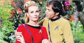  ?? CBS ?? Celeste Yarnall appeared in a 1967 episode of Star Trek alongside Walter Koenig. Yarnall has died at age 74.
