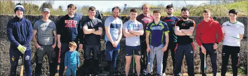  ?? (Pic: P O’Dwyer) ?? On Saturday last, Glanworth GAA held a ‘Scrap Saturday’ fundraiser. Scrap metal was dropped to the old Co-Op yard in the village between 10am and 2pm from the community and beyond, where members of Glanworth GAA were on hand to collect and unload. Pictured are some of the members of Glanworth GAA who volunteere­d their time last Saturday on the day.