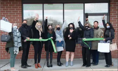  ?? PHOTO PROVIDED BY THE SARATOGA COUNTY CHAMBER OF COMMERCE ?? A ribbon cutting ceremony celebrates the opening of Life Made Simple Boutique.