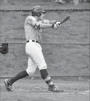  ?? Photo by Jerry Silberman / risportsph­oto.com ?? Cumberland’s Chris Wright, who is entering his sophomore season at Bryant, finished off a superb summer with the Ocean State Waves with an appearance in the NECBL title series.