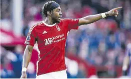  ?? // EFE ?? Anthony Elanga, jugador del Nottingham Forest