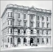  ??  ?? HISTORIC BUILDING NO MORE: Adolph Mosenthal & Co’s headquarte­rs building which used to stand on the side of the Market Square, near the City Hall. This magnificen­t building, opened on February 5 1905, was demolished in 1974-75 to make way for the...