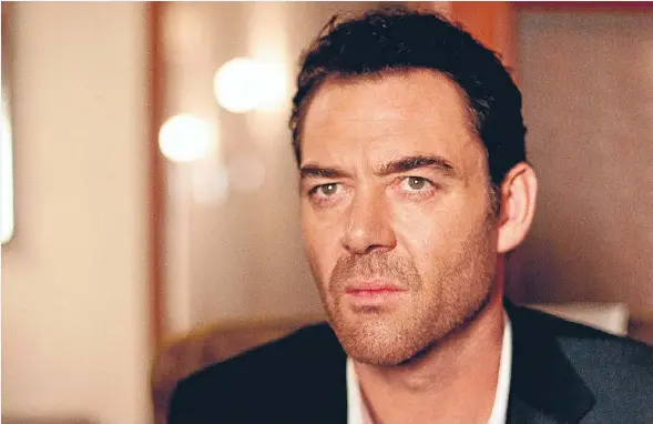  ??  ?? Criminal cliches: Marton Csokas stars as a troubled detective in miniseries Falcon.