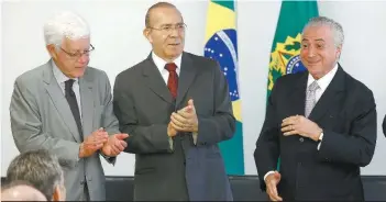  ?? | PEDRO LADEIRA/FOLHAPRESS ?? Moreira e Padilha terão os sigilos telefônico­s abertos; Temer, não