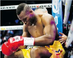  ?? DARIO AYALA/ GAZETTE FILES ?? “I’m going to do my thing and he’s going down,” Adonis Stevenson says of Darnell Boone.