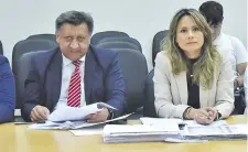  ?? ?? Abg. Rubén Romero (querellant­e) y la fiscala Laura Guillén.