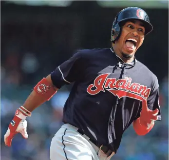  ?? JENNIFER BUCHANAN, USA TODAY SPORTS ?? Francisco Lindor helped lead the Indians to 22 wins in a row.