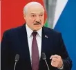  ?? Foto: Reuters ?? Vůdce Lukašenko ztrácí podporu, ale dál je pevně v sedle.