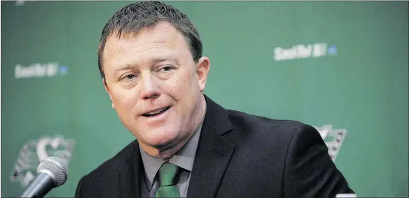  ?? — CP FILES ?? Chris Jones says the Saskatchew­an Roughrider­s are willing to swap the No. 1 selection in Tuesday’s draft to acquire more picks.