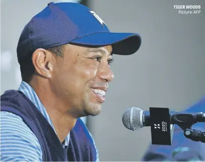  ?? Picture: AFP ?? TIGER WOODS