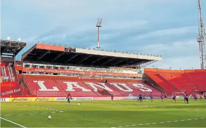  ?? AFP ?? El escenario.
En Lanús habrá 14 mil populares y 2.500 plateas para los hinchas de cada equipo.