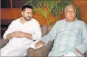  ?? PTI FILE ?? While Lalu was asked to appear before the CBI in New Delhi on September 11, son Tejashwi had to appear on September 12.