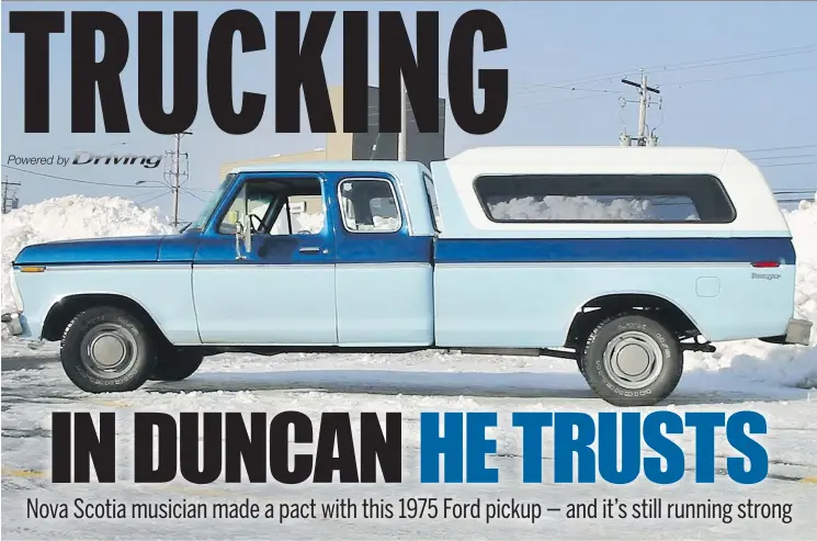  ?? PHOTOS: RICK GAUTREAU/DRIVING.CA ?? Nicknamed Duncan, Rick Gautreau’s 1975 Ford was bought new so he could haul band equipment to gigs.