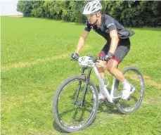  ?? FOTO: PRIVAT ?? Steffen Schaupp belegt in Blaubeuren nach Sechs-Stunden-Rennen den zweiten Gesamtrang.