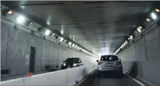  ?? BOB TYMCZYSZYN TORSTAR FILE PHOTO ?? Niagara Falls city council is calling on St. Lawrence Seaway Management Corp. to provide more lighting in the centre of Thorold Tunnel.