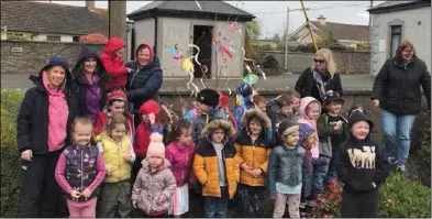  ??  ?? May Bush in Ferns thanks to Ferns Tidy Towns and all the little helpers from Little Acorns Montessori School, Cairde Beaga Montessori and Elaine O’Connor’s pre school.