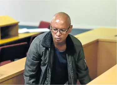  ?? Picture: EUGENE COETZEE ?? IN THE DOCK: Uitenhage prosecutor Thozama Takane in court