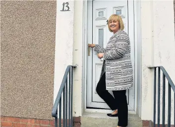  ??  ?? Super scheme North Lanarkshir­e Council’s empty homes officer Catriona Arbuckle