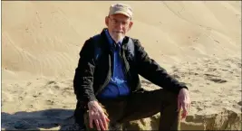  ?? ASSOCIATED PRESS ?? IN THIS THURSDAY PHOTO provided by Curry Sawyer, Ray Sawyer, of Santa Barbara, poses at Oso Flaco Lake near Guadalupe, Calif.