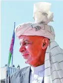  ??  ?? El ya ex presidente Ashraf Ghani