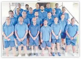  ?? Picture: FIJI FA MEDIA ?? Youth coaching course participan­ts.