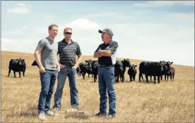  ?? PHOTO: FACEBOOK ?? Mark Zuckerberg visits with cattle ranchers in Piedmont. Since January, Zuckerberg has been on a tour of America that seems designed to counter negative political perception­s.