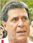  ??  ?? Horacio Cartes, generoso aportante de dinero en campañas electorale­s, según lo había calificado el senador Juan C. Galaverna.