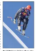  ?? (AFP) ?? David Poisson ici lors d’une descente à Kitzbuehel.