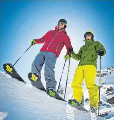  ??  ?? Viele Hersteller verspreche­n echte All-Mountain-Skier.