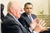  ?? PHOTO: REUTERS ?? Swapping stories . . . Former US secretary of state George Shultz talks to President Barack Obama in the Oval Office.