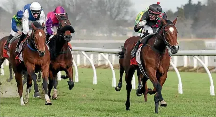  ?? SUPPLIED ?? Volpe Veloce shows her class with a stunning fresh-up win at Te Rapa on Saturday.