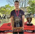  ?? ?? Former Jeppe rugby player Kaiden Bowie, who died earlier this month.